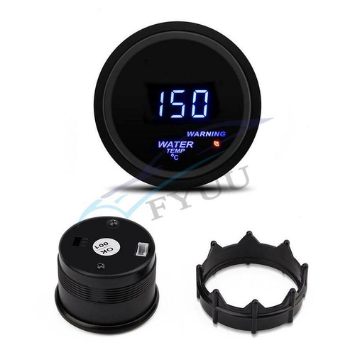 52mm digital led blue - led, car