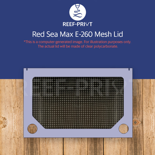 Aquarium mesh lid - mesh, red