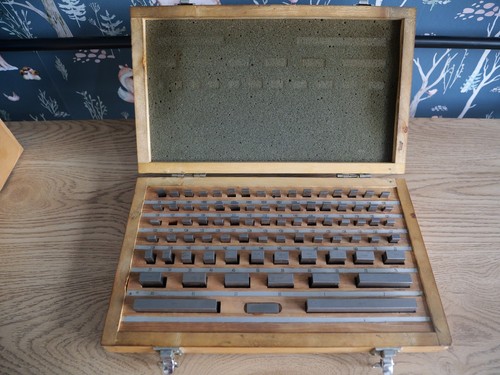 Slip gauge block set - , 4"