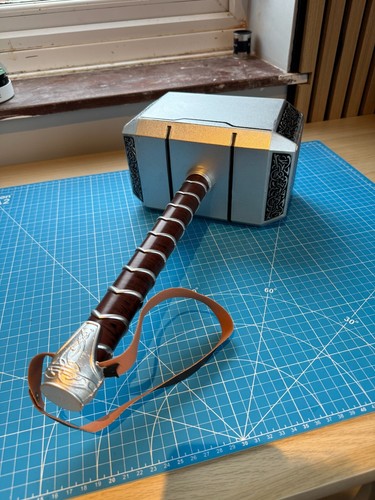 Marvel thor hammer toy solid - marvel,