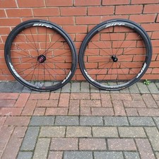 Zipp 202 Firecrest Tubular Rim Brake wheelset & conti tyres read description