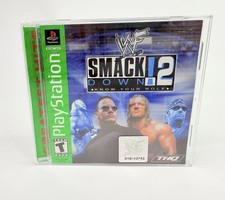 WWF SmackDown 2: Know Your Role (PlayStation 1) PS1  Case + Manual Only