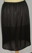Black Half Slip UK16 with