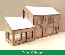 Shop & Warehouse Laser Cut Scratch Aid Layout Kit 0 Gauge 7mm Model Railway