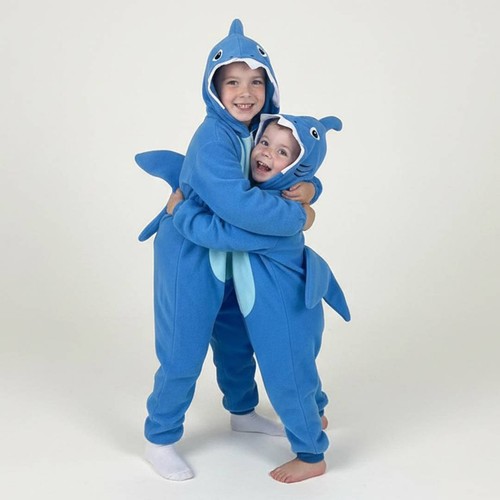 Kids shark costume blue - kids,