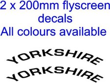 YORKSHIRE flyscreen name