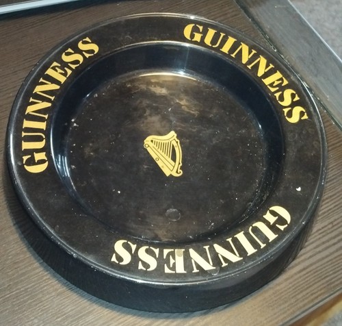 Guinness melamine ashtray pub - melamine,