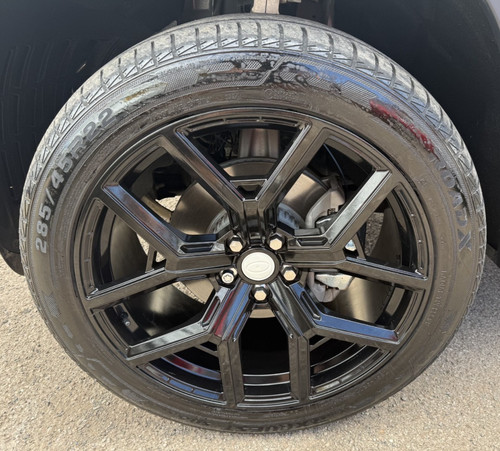 Inch black alloy wheels - 22, and