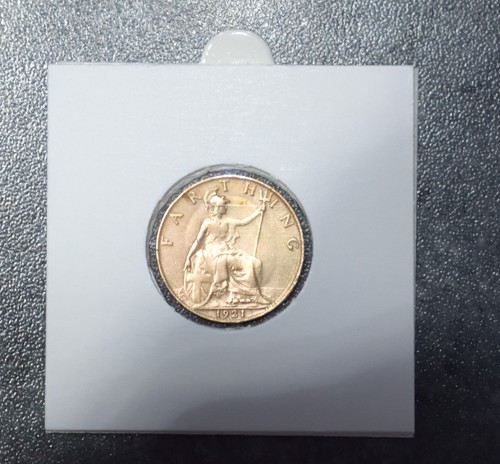 Coin penny farthing - , in