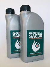 2 x 1 Litre Gator SAE 30 4 Stroke Lawnmower Oil Briggs & Stratton, Honda etc