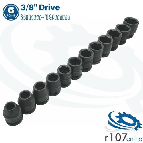 Blue point impact sockets - blue, 3/8"