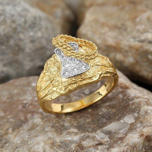 9ct yellow gold cubic zirconia - yellow,