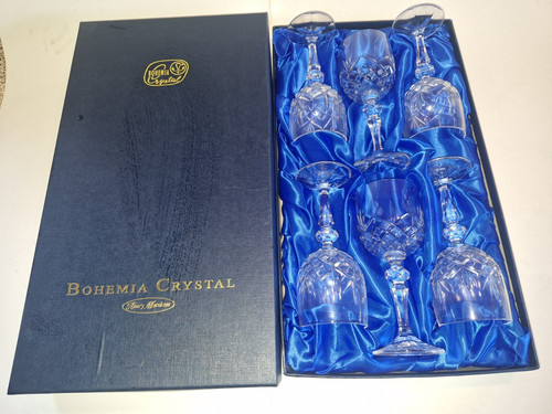 Bohemia crystal wine port - bohemia, /