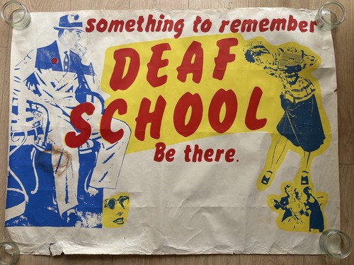 Early deaf school poster punk - early,