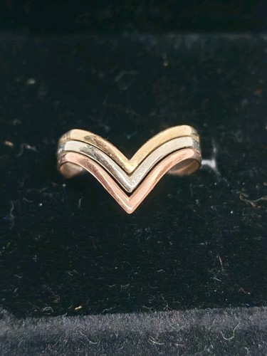 Gorgeous vintage 9ct tricolour - vintage,