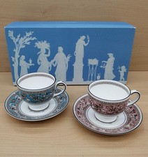 Wedgwood Florentine Turquoise Pair Cup Saucer From Japan