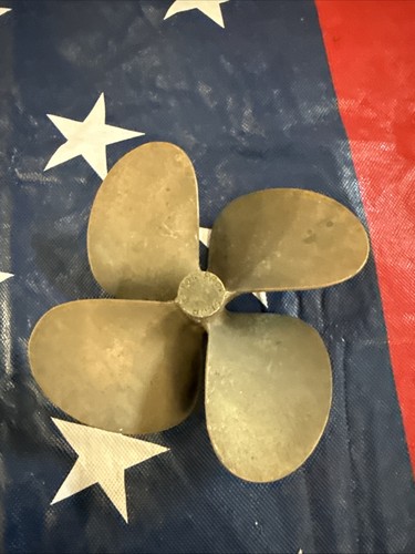 Model boat brass propeller - brass,
