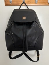 MCM Designer Black Leather
