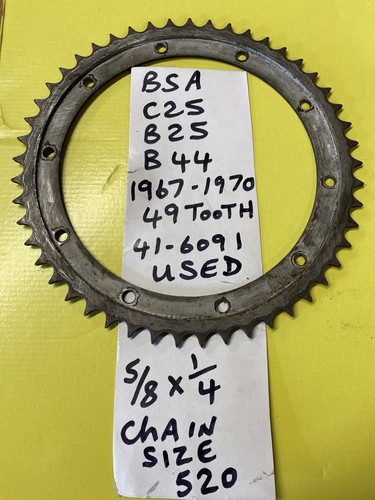Bsa c25 b25 - b50, 41-6091