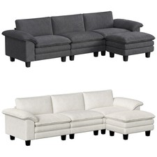 HOMCOM Sectional Sofa, L