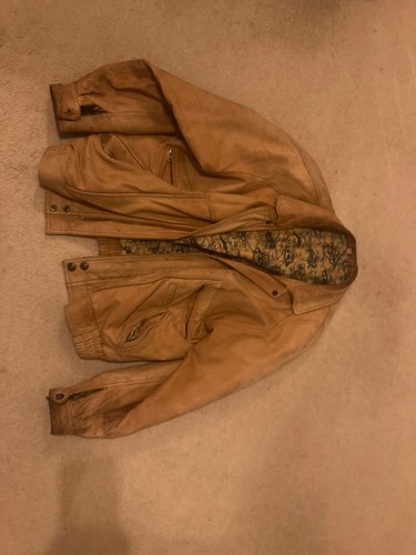 Vintage leather bomber jacket - vintage,