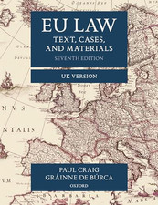 EU Law: Text, Cases, and Materials UK Version by de B�.rca, Gráinne Book The