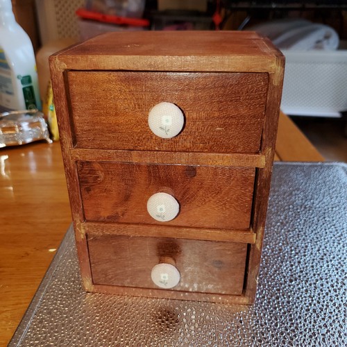 Miniature rosewood spice box - rosewood,