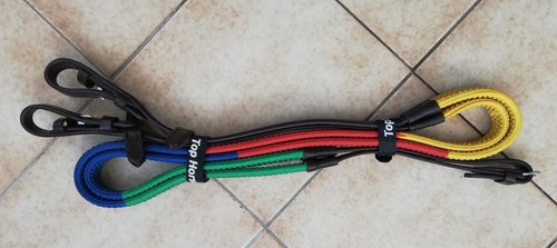 Coloured training reins - coloured, with