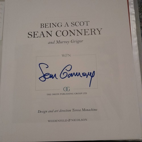 Sean connery signed book - sean,