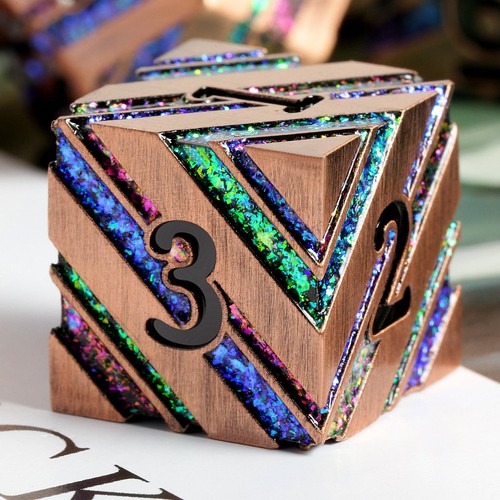Stripe metal dice dndnd - stripe,
