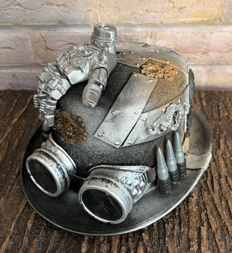 Unique steampunk top hat - steampunk,