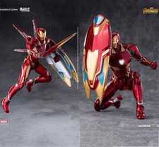 Stock 1/9 Scale Morstorm Iron Man MK50 MARK Plastic Model Kit Deluxe Ver. Figure