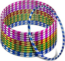 Hula Hoop Multicolor Fitness Activity Kids Adults Thin Waist Yoga Plastic Ring