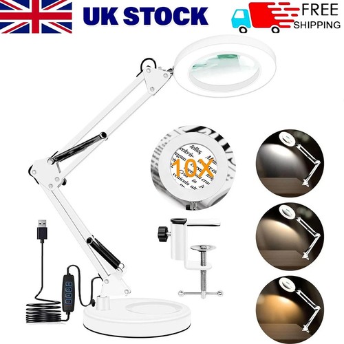 10x magnifying glass desk - magnifying,