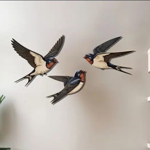 Flying messenger swallows - 3, 2d