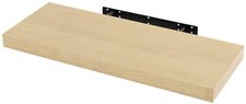NEW OAK 60CM RECTANGLE WALL MOUNTED FLOATING SHELF FOR PHOTOS DECORATION