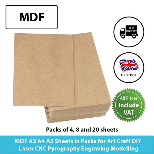 Mdf sheet packs - packs, a2