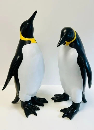 Emperor penguin garden statues - penguin,