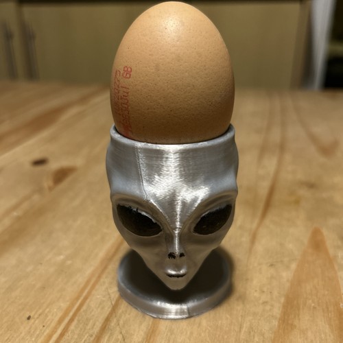 Printed alien bust - printed,