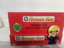 RARE ORIGINAL FIREMAN SAM COLLECTABLE FIGURES 2002 FULL BOX OF 24 X BLIND BAGS