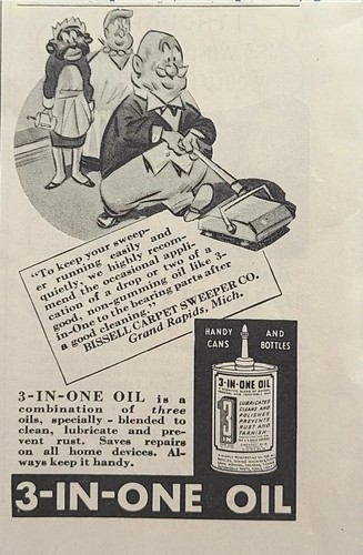 One oil lubricates - 3-in-one,