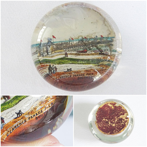Antique souvenir paperweight - antique,