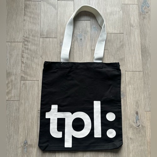 Tpl black and white tote - white, bag