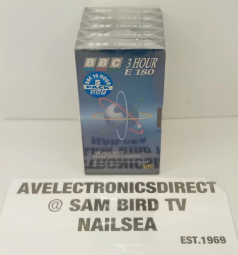 Pack bbc 180 blank vhs - pack,