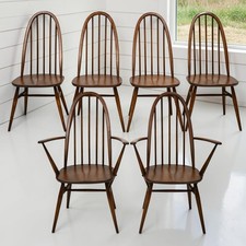 Ercol quaker dining chairs - dining,