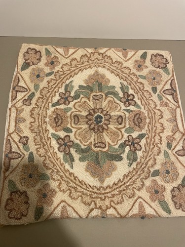 Vintage floral crewel style - vintage,