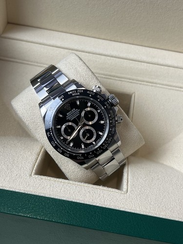 Rolex daytona black - daytona, ceramic