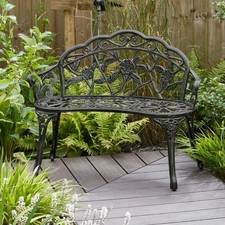 Cast Aluminium Garden Bench 2