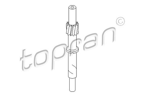 Tacho shaft topran 107 401 - shaft,