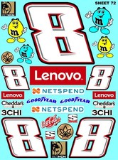 White Vinyl Racing Sticker